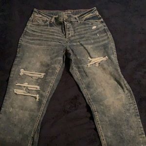 Maurices 16W boyfriend jeans like new, worn few times.